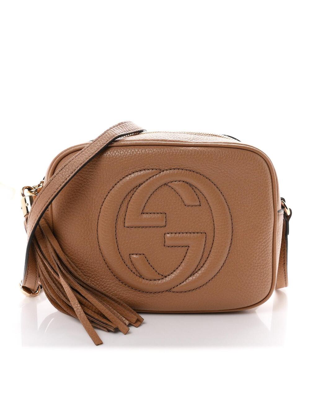 Gucci Pebbled Calfskin Small Soho Disco #362126G12B
